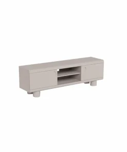AC Design Furniture Magee Tv skap, topp, ramme, 2 dører, 3 hyller, 2 åpne rom, 160x40x50 cm