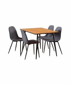 AC Design Furniture Wilma rektangulært spisebordssett 120x80x75 cm kombo 1