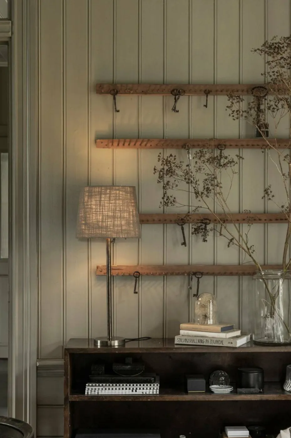 Alde & Lind Lampeskjerm Alice D27 oval Grain