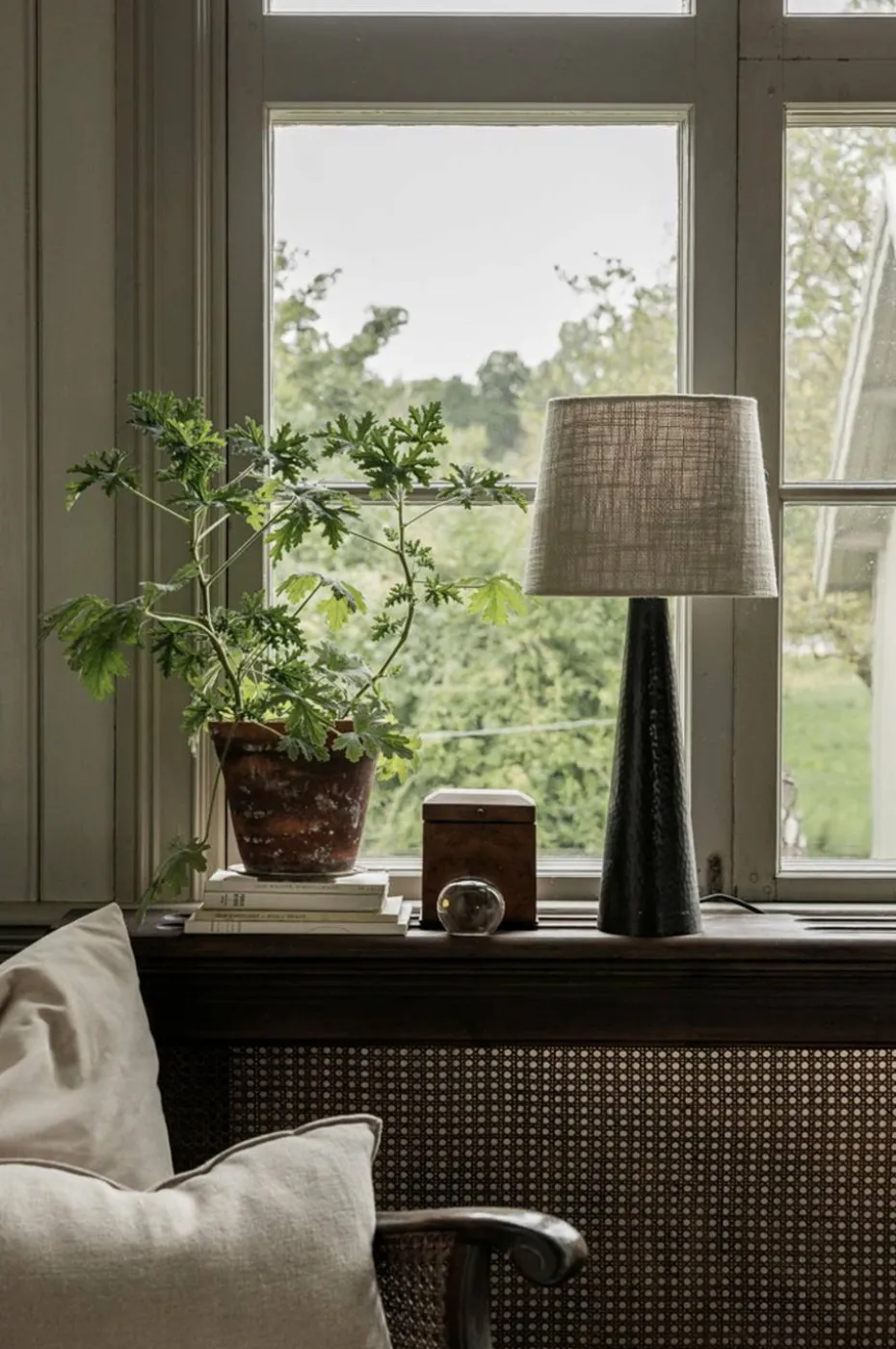Alde & Lind Lampeskjerm Alice D27 oval Grain