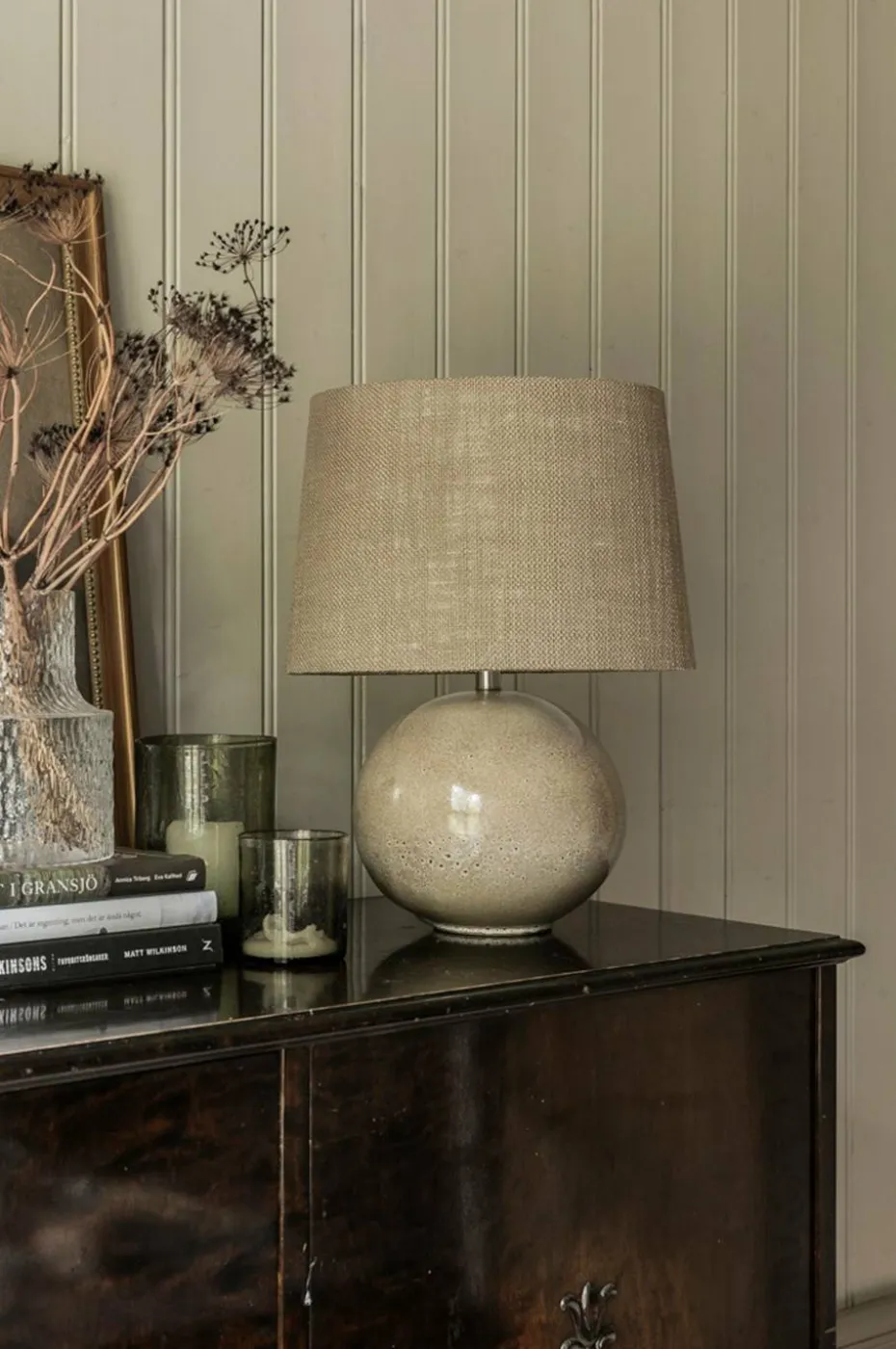 Alde & Lind Lampeskjerm Alice D35 oval Grain
