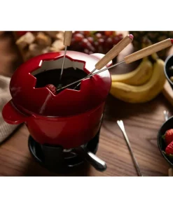 Anders Petter Emaljert støpejernsgrytesett for fondue Stenfors 6-pcs 1 sett