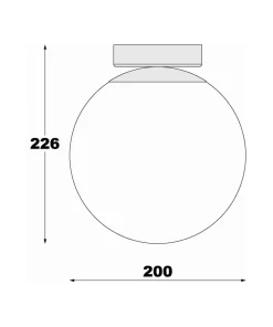 Aneta Lighting Baderomslampe Lido