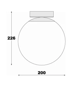 Aneta Lighting Baderomslampe Lido
