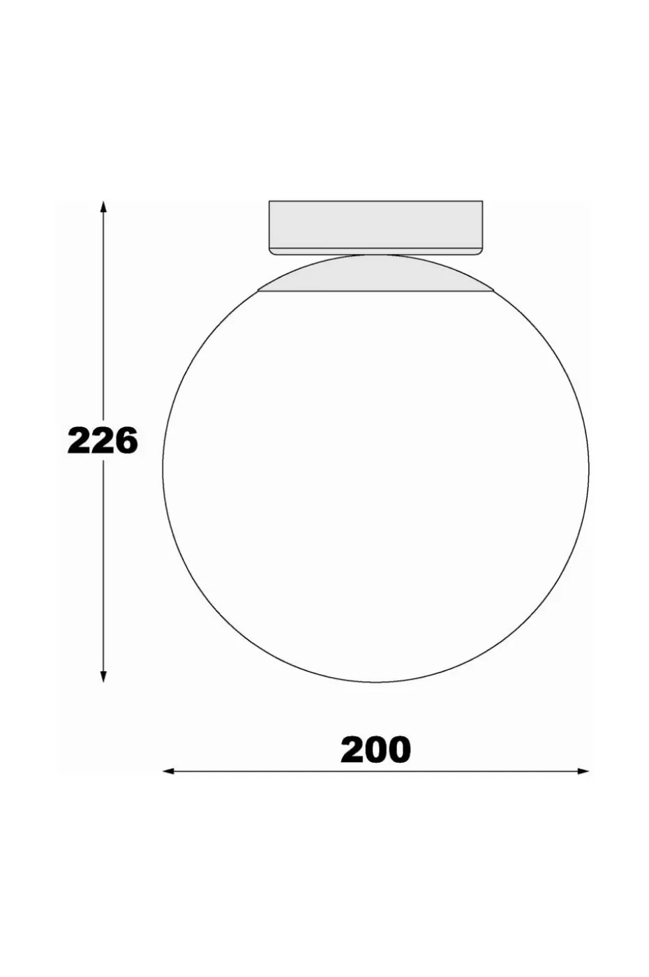 Aneta Lighting Baderomslampe Lido