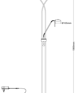 Aneta Lighting Gulvlampe LED CANNES
