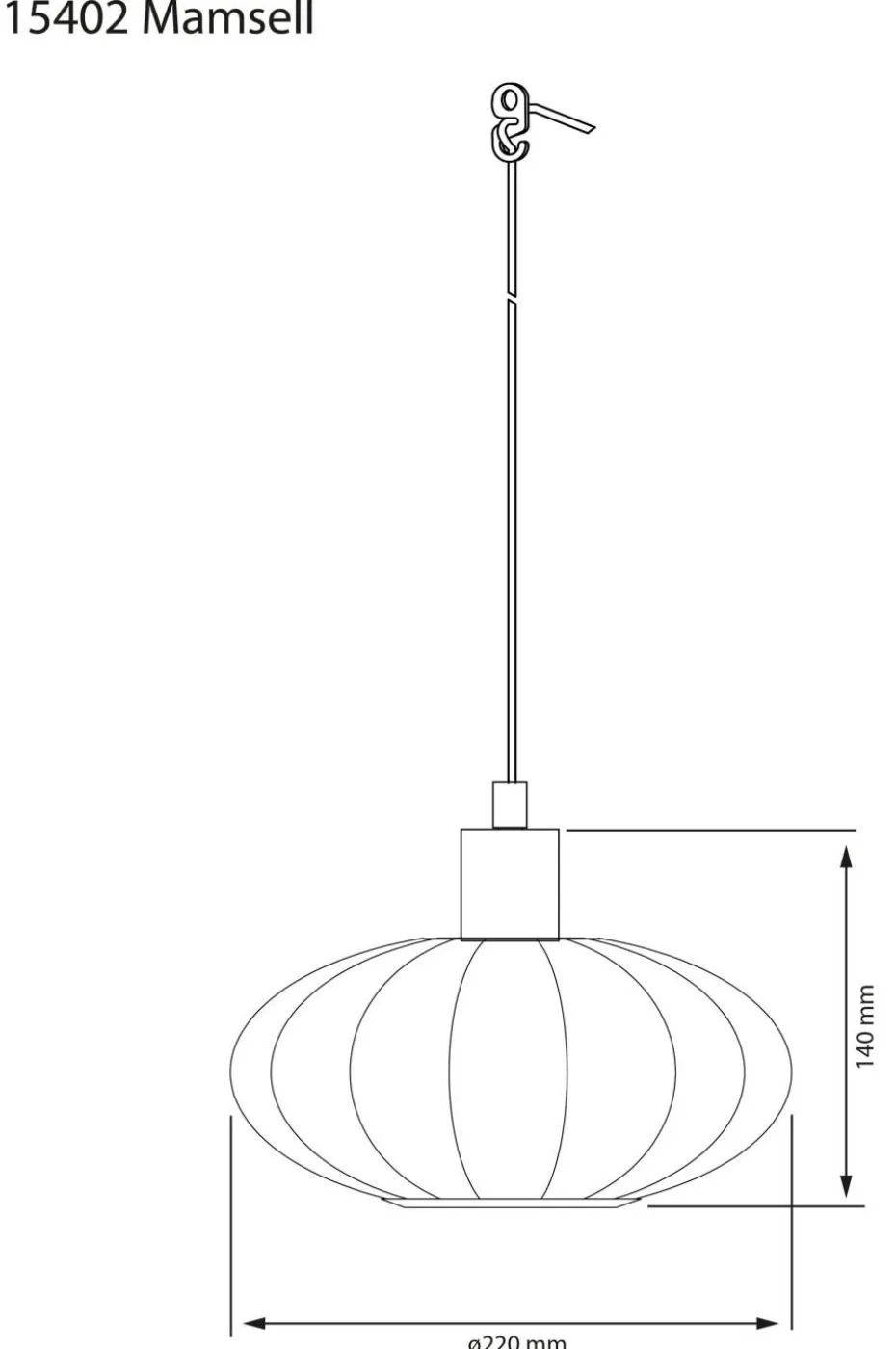 Aneta Lighting Vinduslampe Mamsell