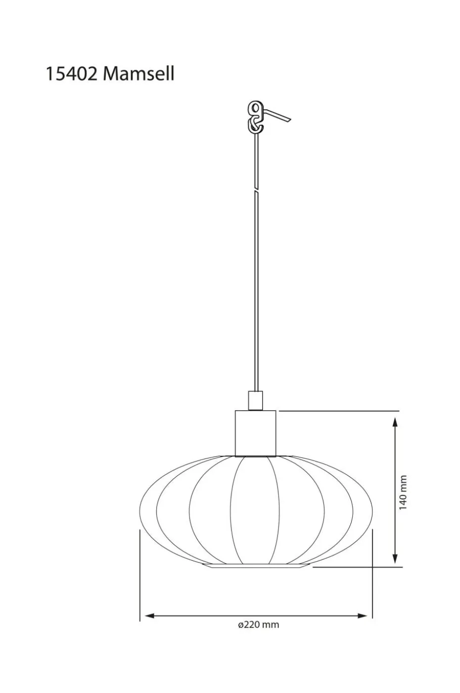 Aneta Lighting Vinduslampe Mamsell