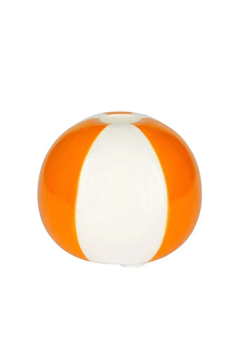 Balvi Keramisk lysestake Beachball, Gul
