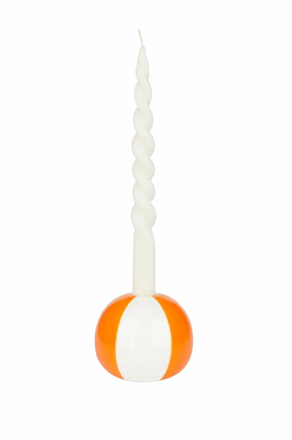 Balvi Keramisk lysestake Beachball, Gul