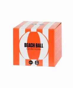 Balvi Keramisk lysestake Beachball, Gul