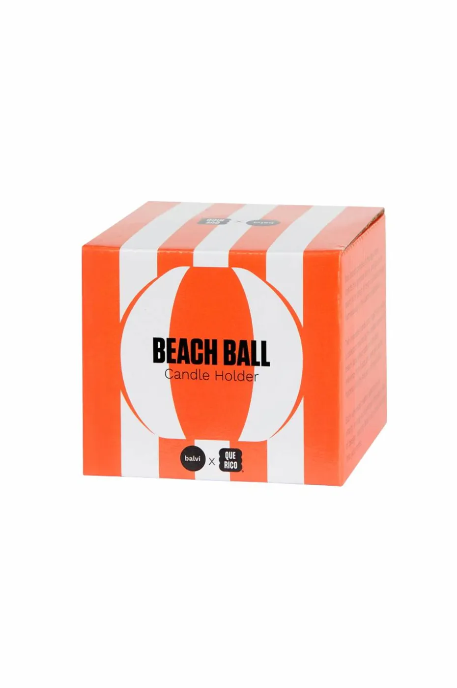 Balvi Keramisk lysestake Beachball, Gul
