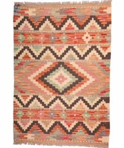 Bargi Ullteppe Kelim Multi 63x91 cm