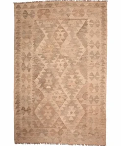 Bargi Woolcarpet Kilim Raw Natural 100x153 cm