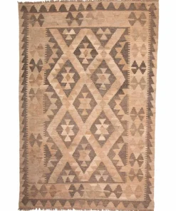 Bargi Woolcarpet Kilim Raw Natural 100x153 cm