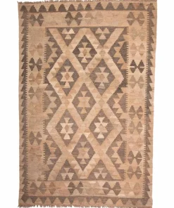 Bargi Woolcarpet Kilim Raw Natural 100x153 cm