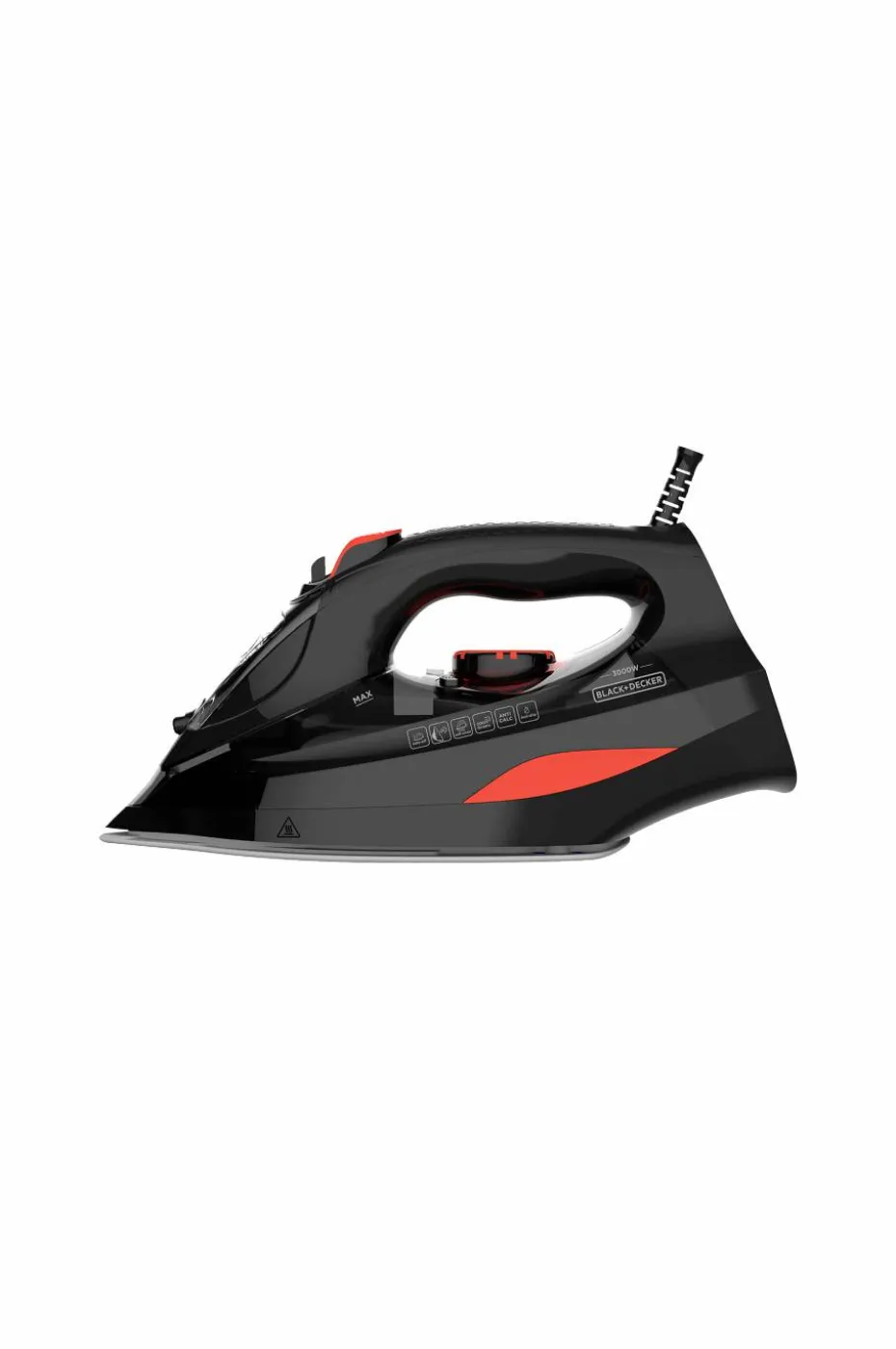 Black & Decker Dampstrykejern 3000W svart