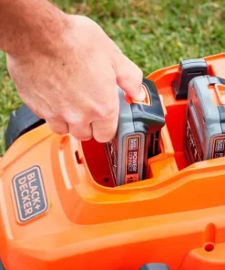 Black & Decker Gressklipper 2x18V 2.5Ah 33cm Batteri inkludert