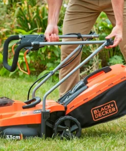 Black & Decker Gressklipper 2x18V 2.5Ah 33cm Batteri inkludert