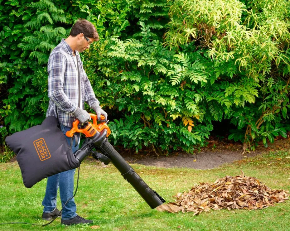 Black & Decker Løvblåser 2500W Blåse- & Sugefunksjon