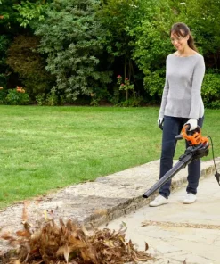Black & Decker Løvblåser 3000W Blåse- & Sugefunksjon