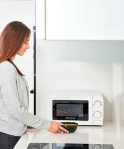 Black & Decker Mikrobølgeovn 20 L 700W Hvit