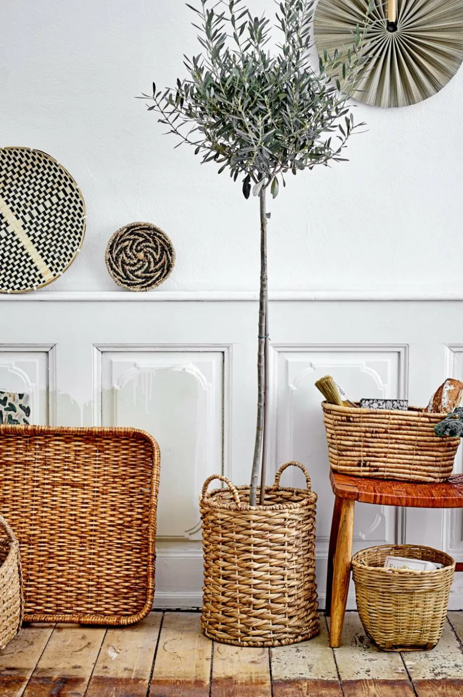 Bloomingville Kurv Selma, sett med 2