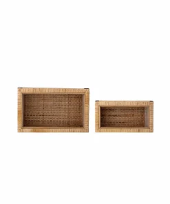 Bloomingville Oppbevaringsesker Lally Box i rotting, 2 stk