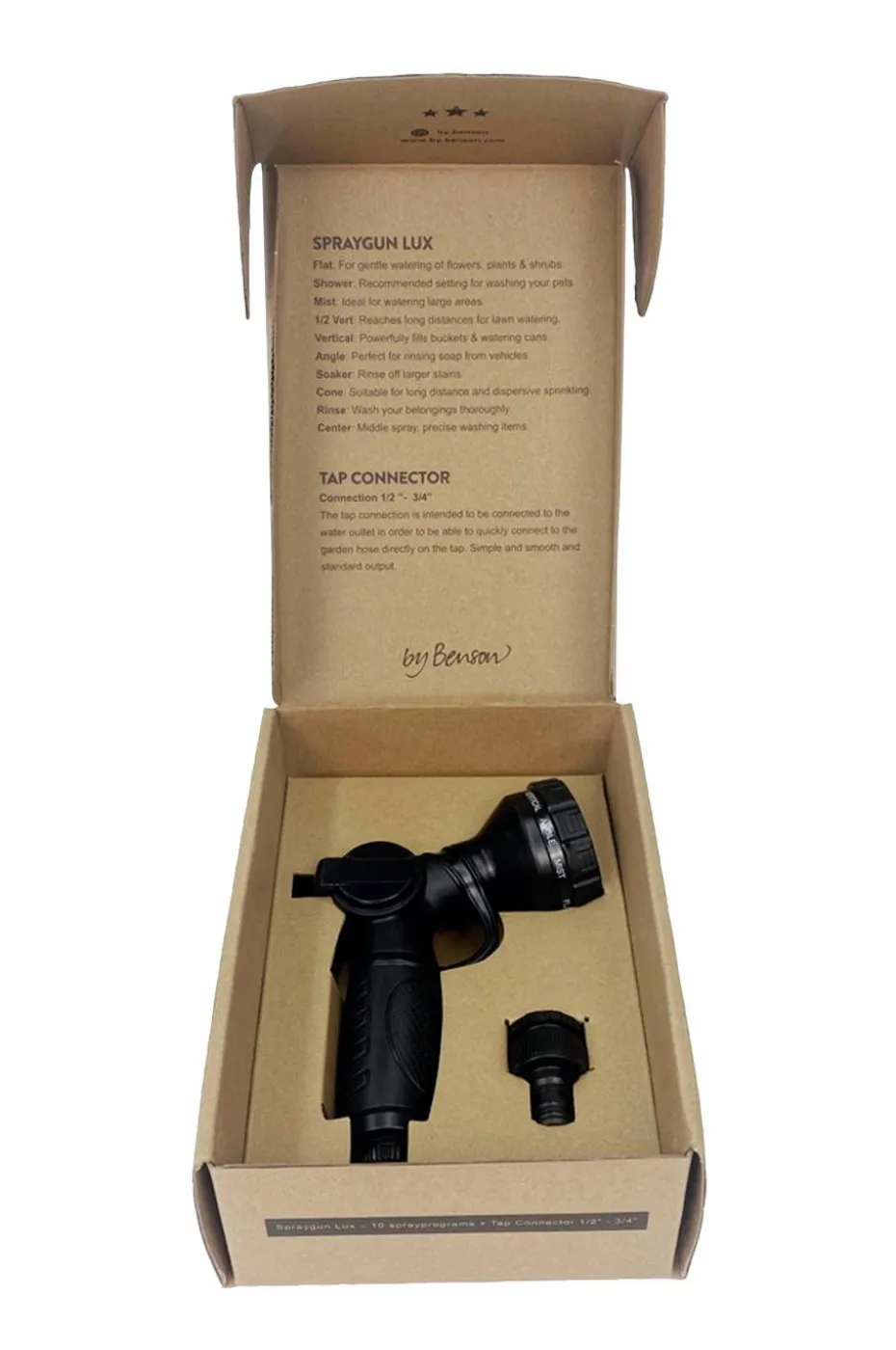 by Benson Pistol med flere stråler - Lux-sett