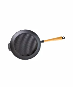 Carl Victor Grillpanne i støpejern diameter 28 cm