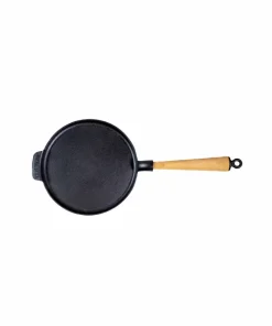 Carl Victor Pannekakejern i støpejern diameter 23 cm