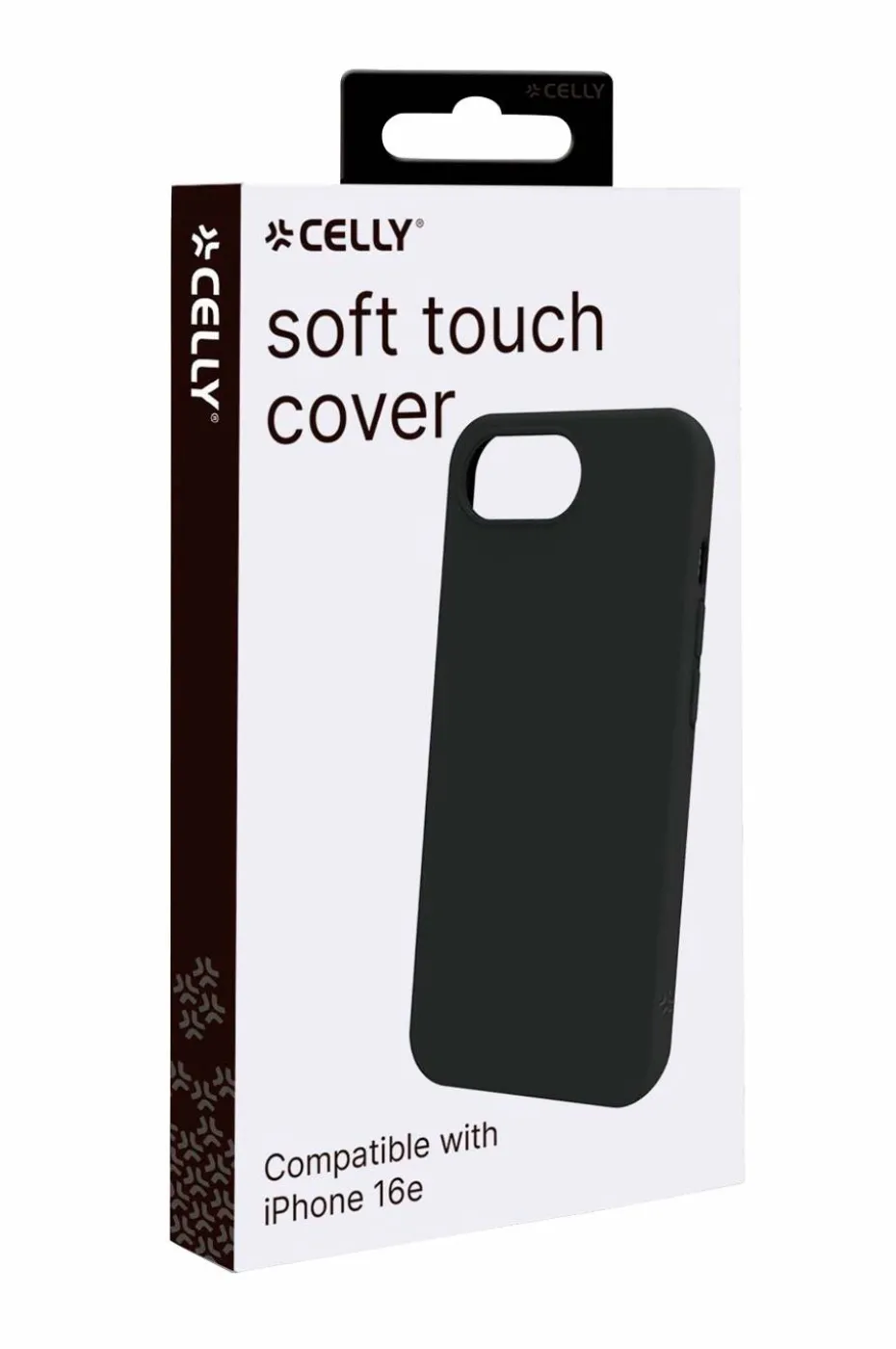 Celly Cromo Soft Rubber Case Iphone SE 4 Svart