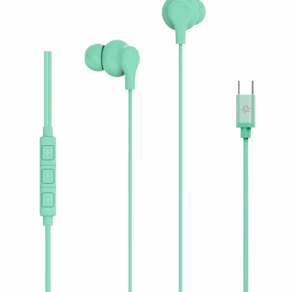 Celly Kabel for hodetelefoner i ørene USB-C UP1600