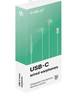 Celly Kabel for hodetelefoner i ørene USB-C UP1600