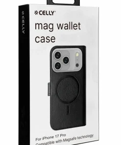 Celly Lommebokdeksel Wallet Case Magsafe Iphone 17 Pro