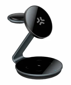 Celly Magstand3in1evo 3-i-1 magnetisk stativ for trådløs lading 15w