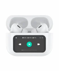 Celly Soundled True Wireless Bluetooth-hodesett med LED-skjerm hvit