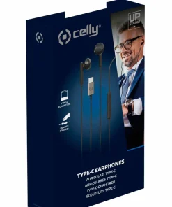 Celly UP1100 Stereoheadset Drop USB-C Svart