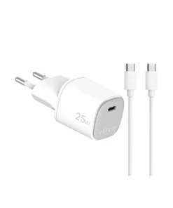 Celly Usb-lader Gan 1 x Usb-c PD 25w + USB-c-kabel