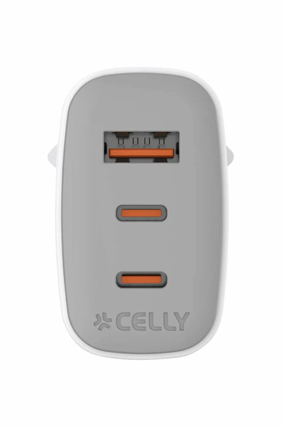 Celly Usb-lader Gan 1 x Usb-a + 2 x Usb-c PD 65w