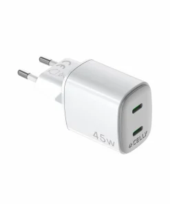 Celly Usb-lader Gan 2 x Usb-c PD 45w