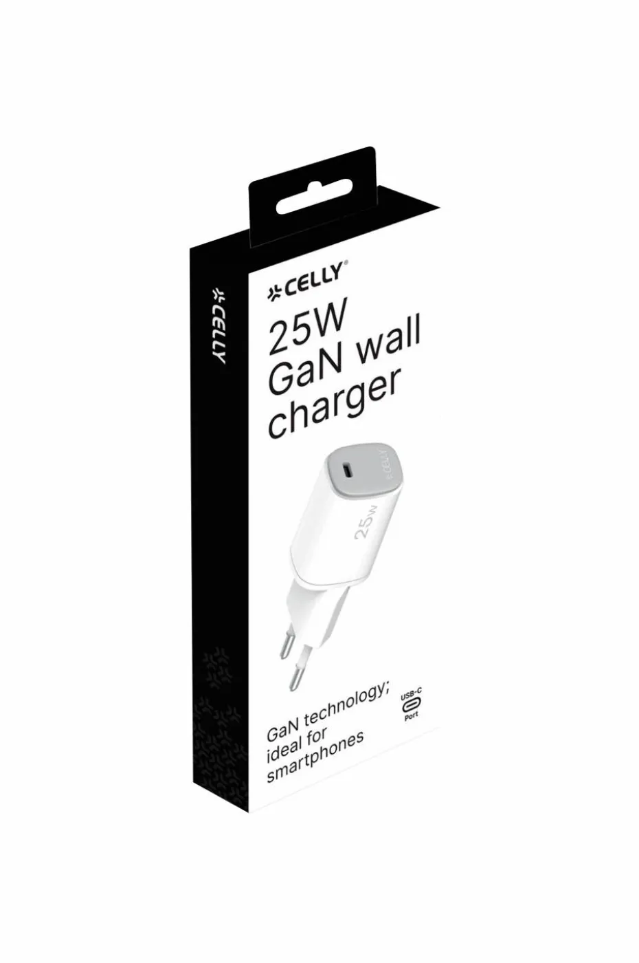Celly Usb-lader Gan 1 x Usb-c PD 25w
