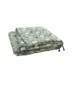 Chamois Quilt med dusker Tangier Pomegranate