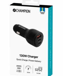 Champion Nordic Billader 30W 3-port QC/PD
