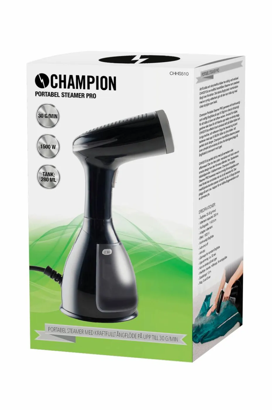 Champion Nordic Steamer Portable PRO