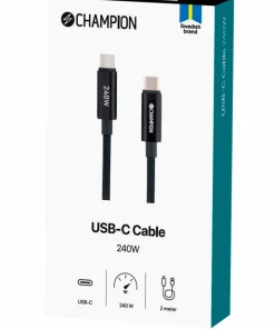 Champion Nordic USB-C-kabel 240W 2m