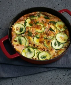 Combekk Skillet 24 cm emaljert resirkulert støpejern Bordeaux