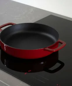 Combekk Skillet 24 cm emaljert resirkulert støpejern Bordeaux