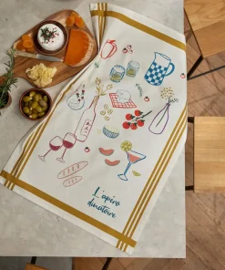 Coucke Kjøkkenhåndkle L'Apero Dinatoire 50x75