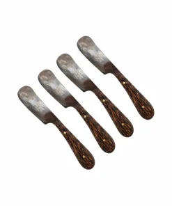 Culinary Concepts London Coconut Wood Sett med fire smørkniver/spredere